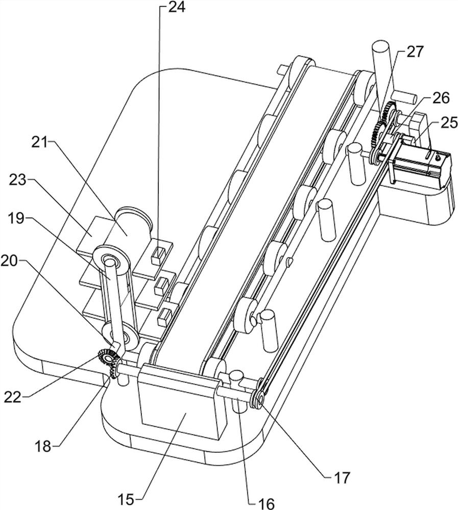 Manufacturing device for hollow bricks