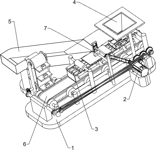 Manufacturing device for hollow bricks