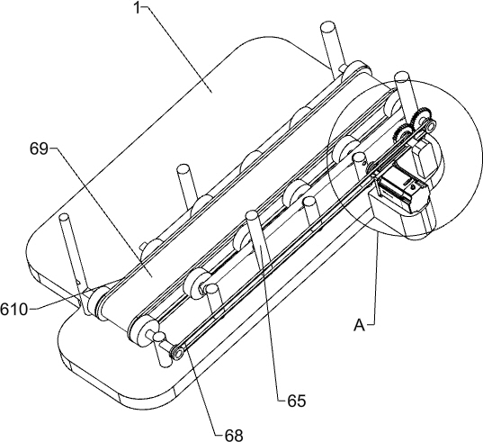 Manufacturing device for hollow bricks