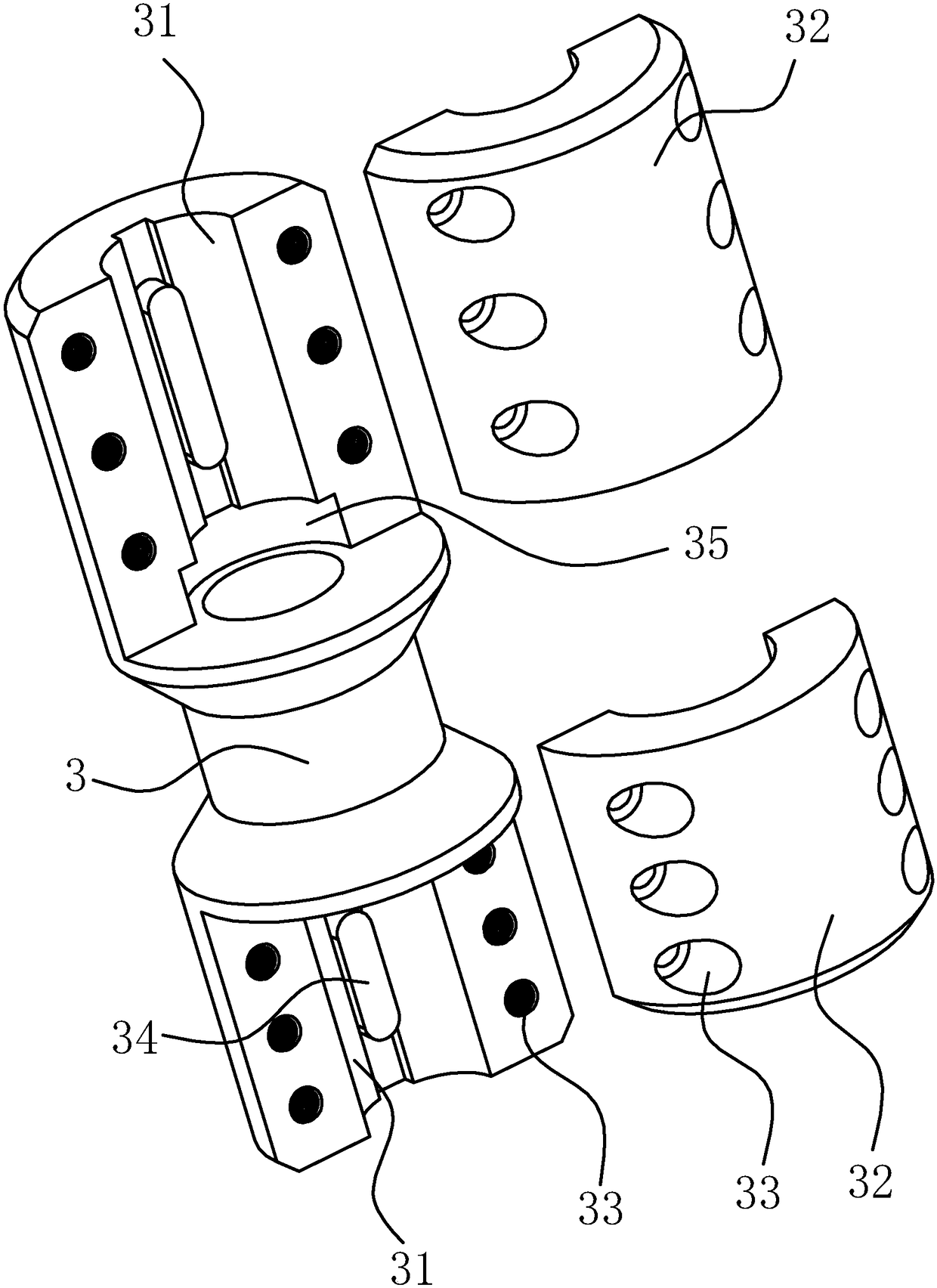 Agitating kettle with mechanical seal convenient to change