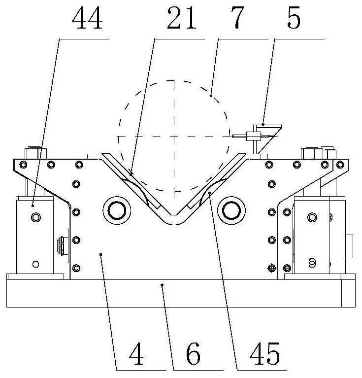 Straightening machine roller carrier with bending detection function