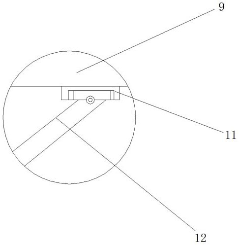 Material transportation device capable of quickly unloading for security and protection engineering construction