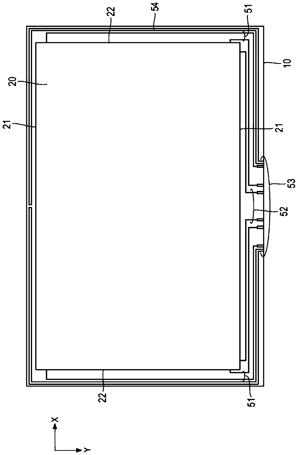 Touch panel and touch panel production method