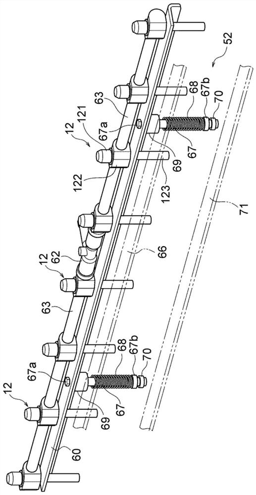 Centrifugal spinning frame