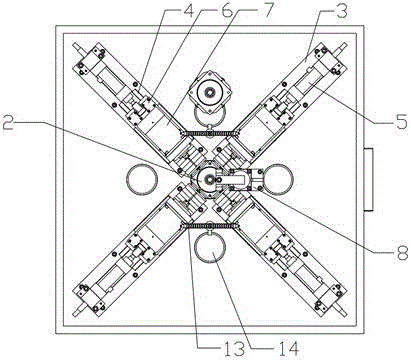 Motor blade cover drilling device