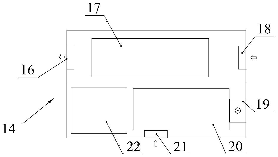 Efficient cooling air conditioner system of rack-mounted server cabinet