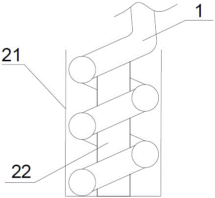 Radio frequency coaxial jumper wire for mobile communication