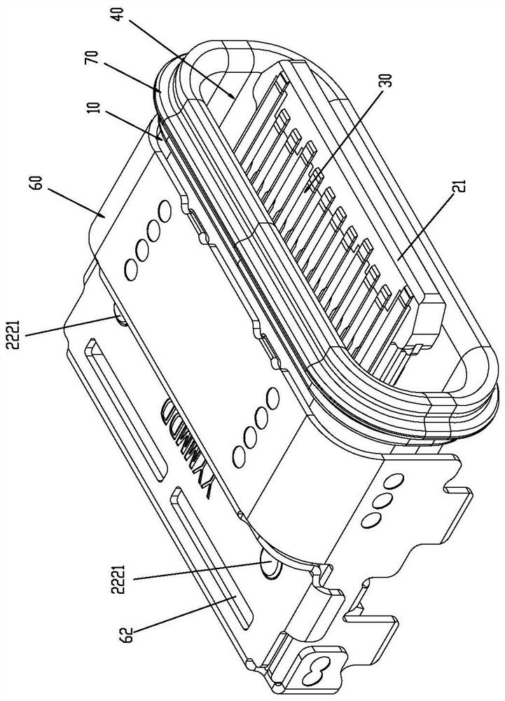 TYPE C connector and manufacturing method thereof