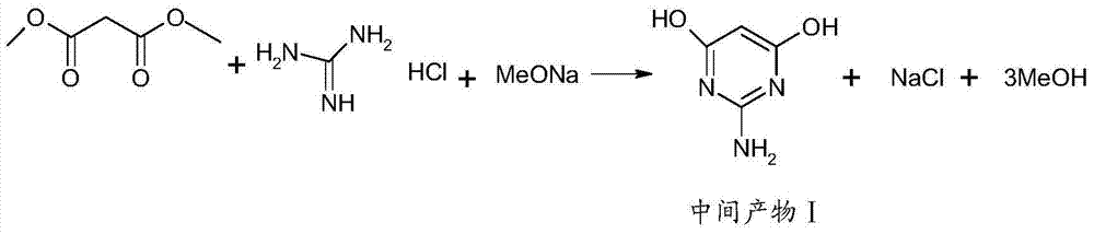 Method for synthesizing 2,5-diamino-4,6-dihydroxypyrimidine hydrochloride