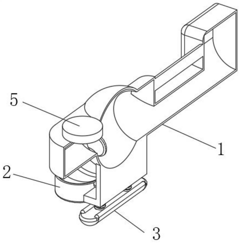 Ball smearing type wound edge drug delivery device for thoracic surgery department