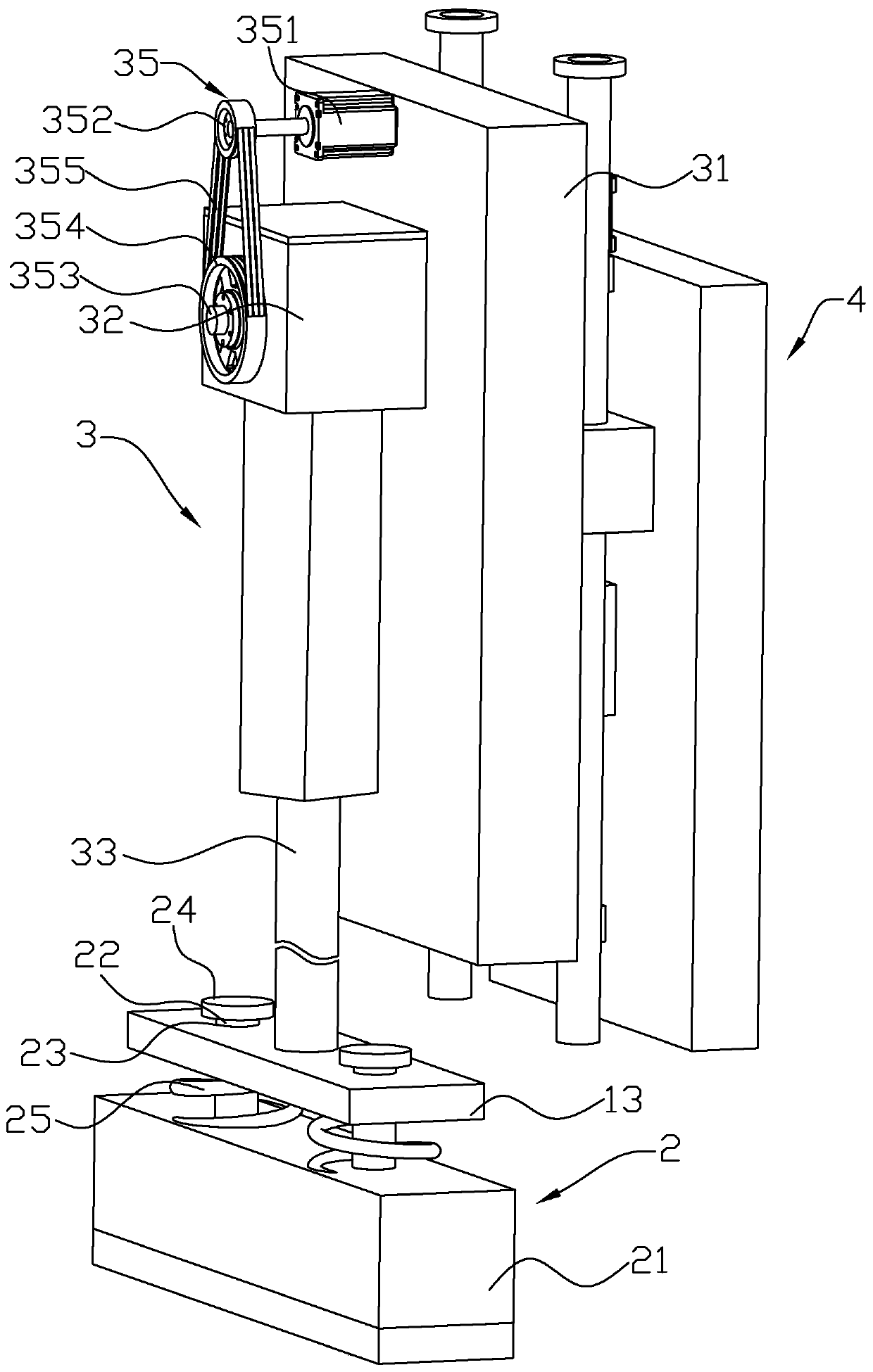 Tile compacting device for building decoration