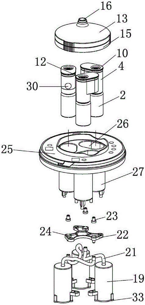 Aromatherapy fragrance blending machine capable of adjusting proportion of essential oil gases and aromatherapy method