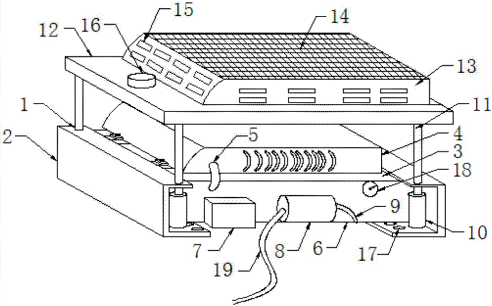 Externally-arranged touring car air conditioner capable of utilizing waste water