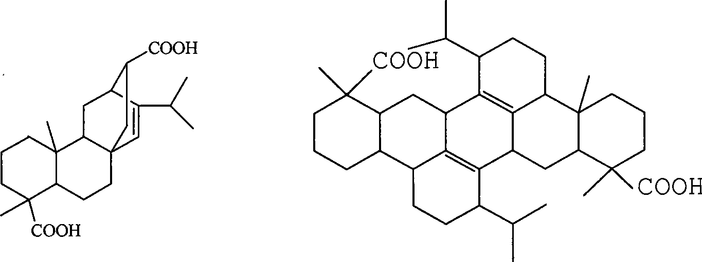 Rosin diacid ester acetal polymer without aryl , process for synthesizing the same and use thereof