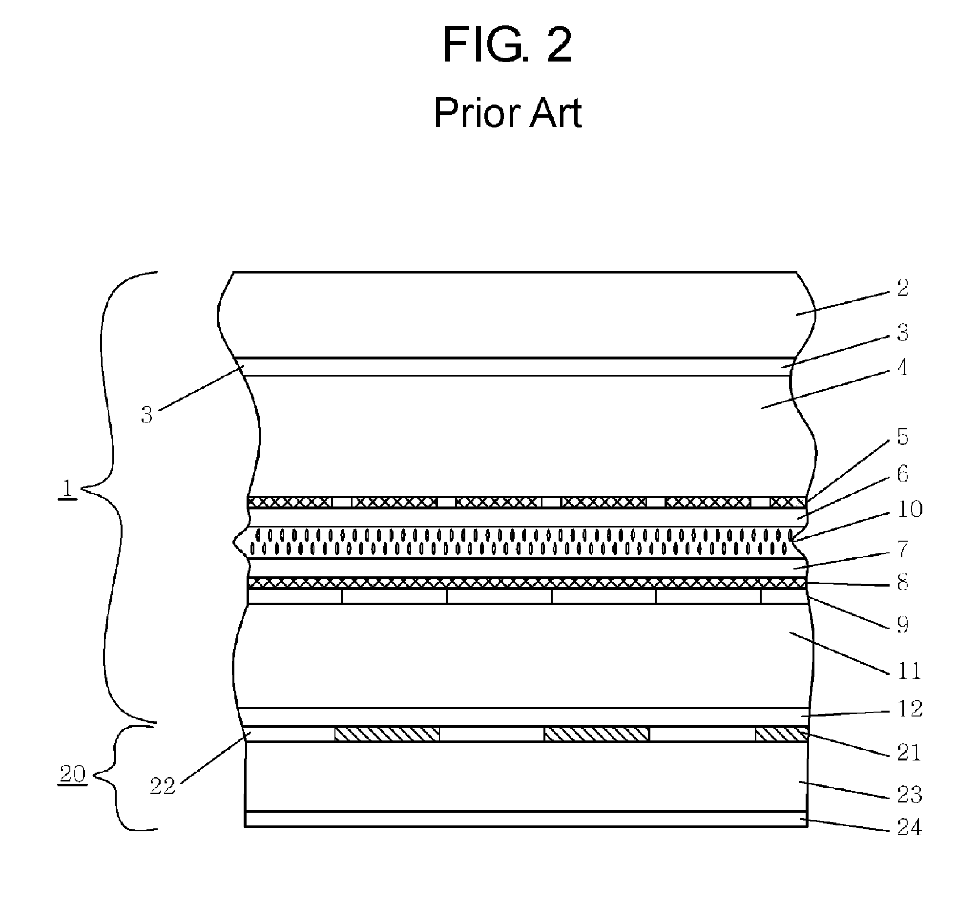 Stereoscopic tft-lcd with wire grid polarizer affixed to internal surfaces substrates