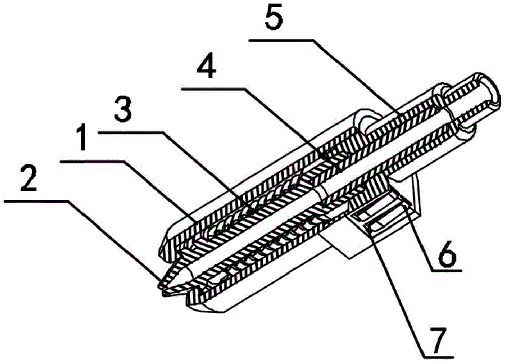 Covnenient plug type 3D printing spray head