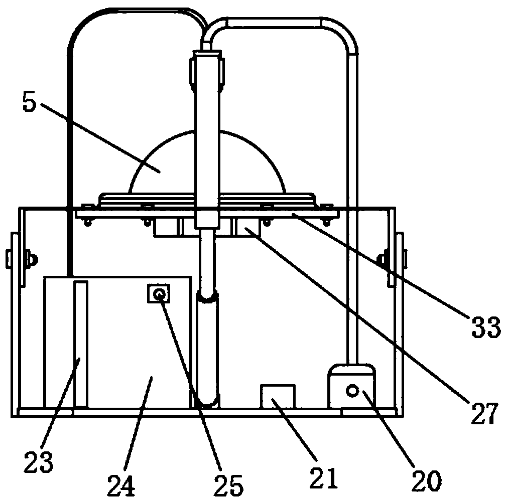 Mining lamp lens with cleaning function