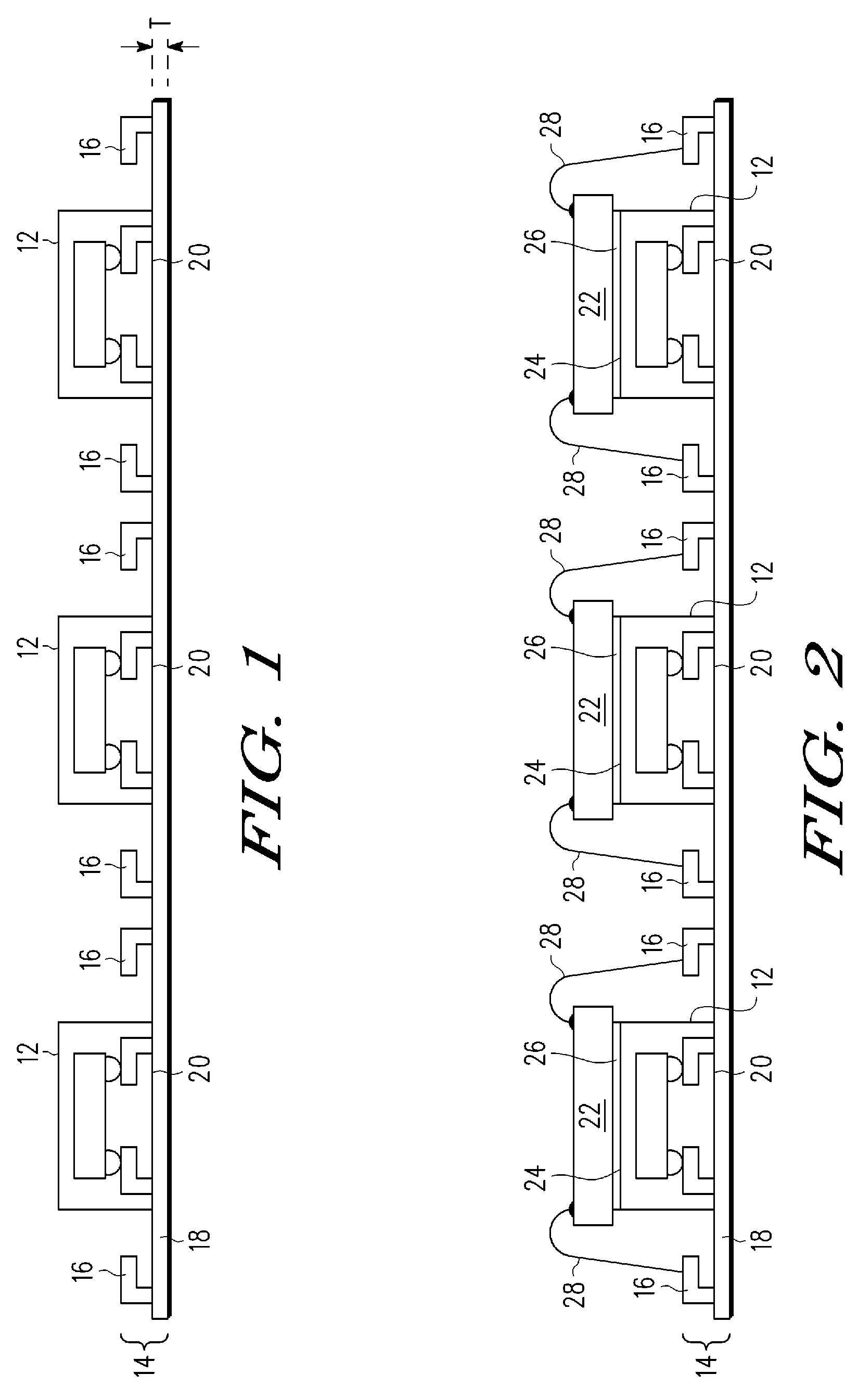 Array quad flat no-lead package and method of forming same