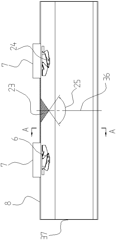 Widened pulp pool structure for broke pulper