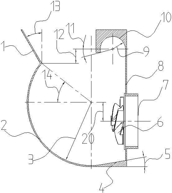 Widened pulp pool structure for broke pulper