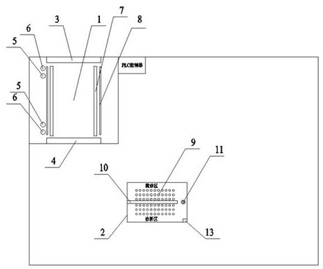 Negative-pressure disinfection infusion consulting room for pneumology department