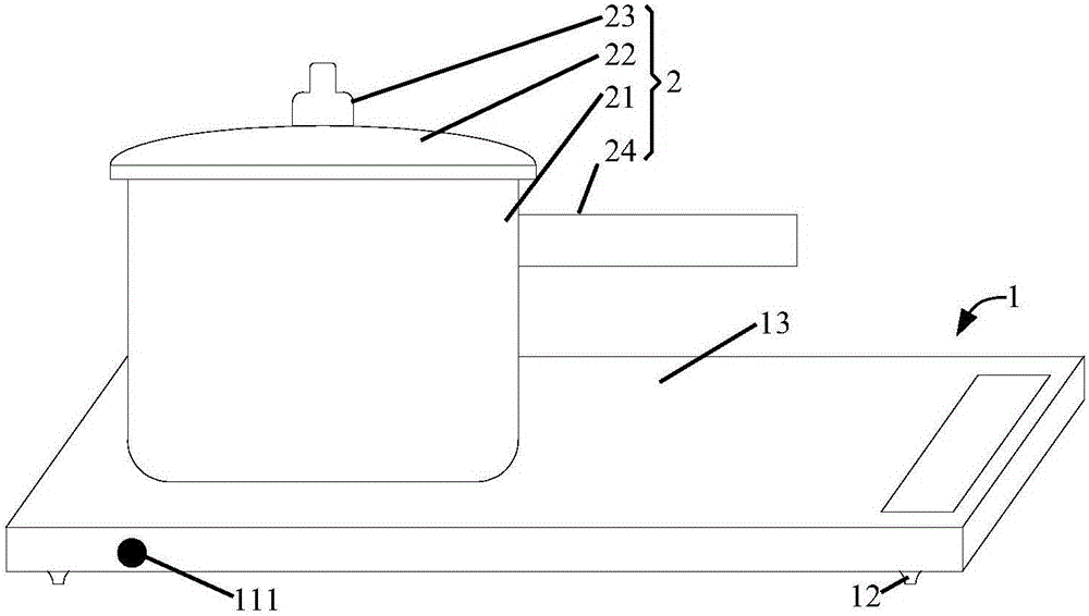 Heating equipment, cooking device and cooking method of heating equipment