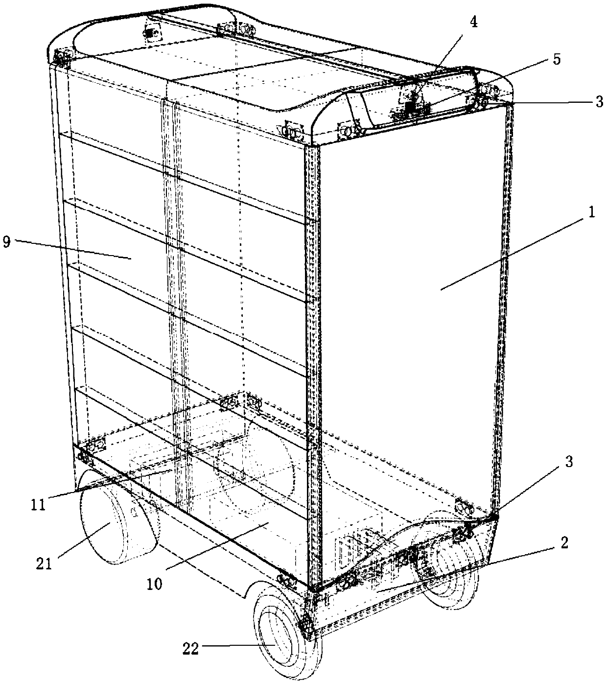 Intelligent delivery robot