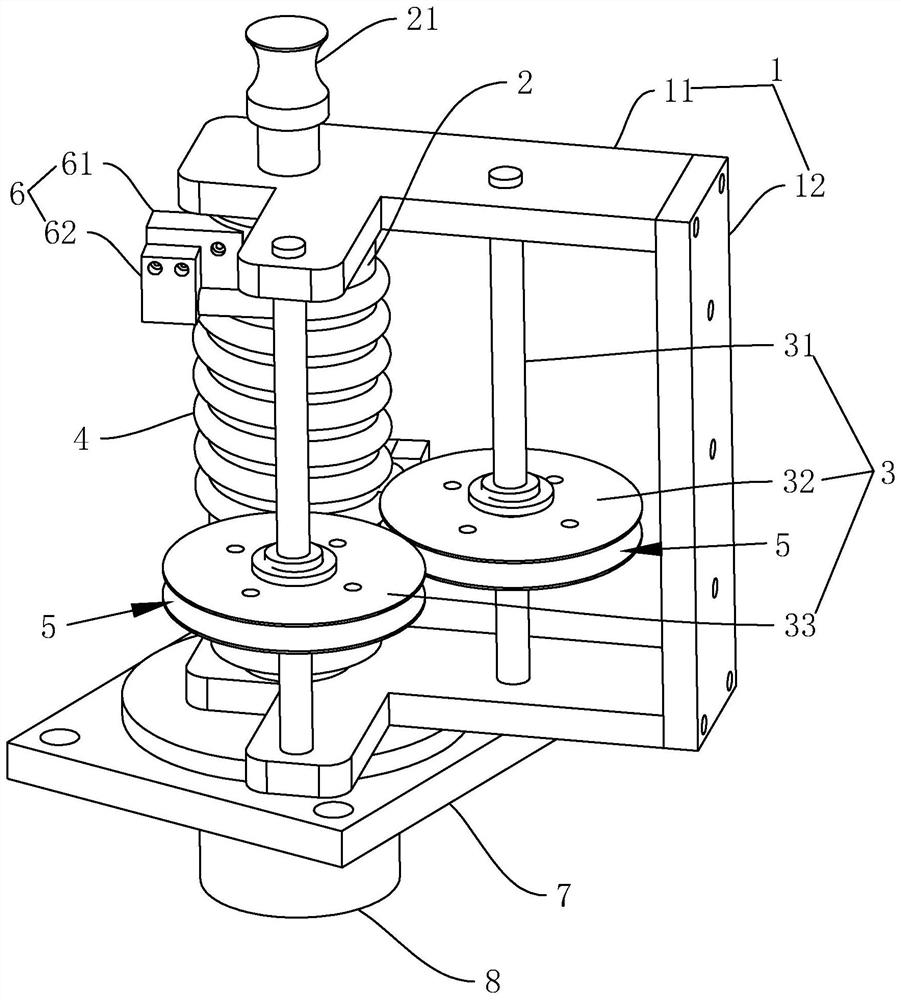 A device and method for preventing coil deformation of spiral copper pipe coil