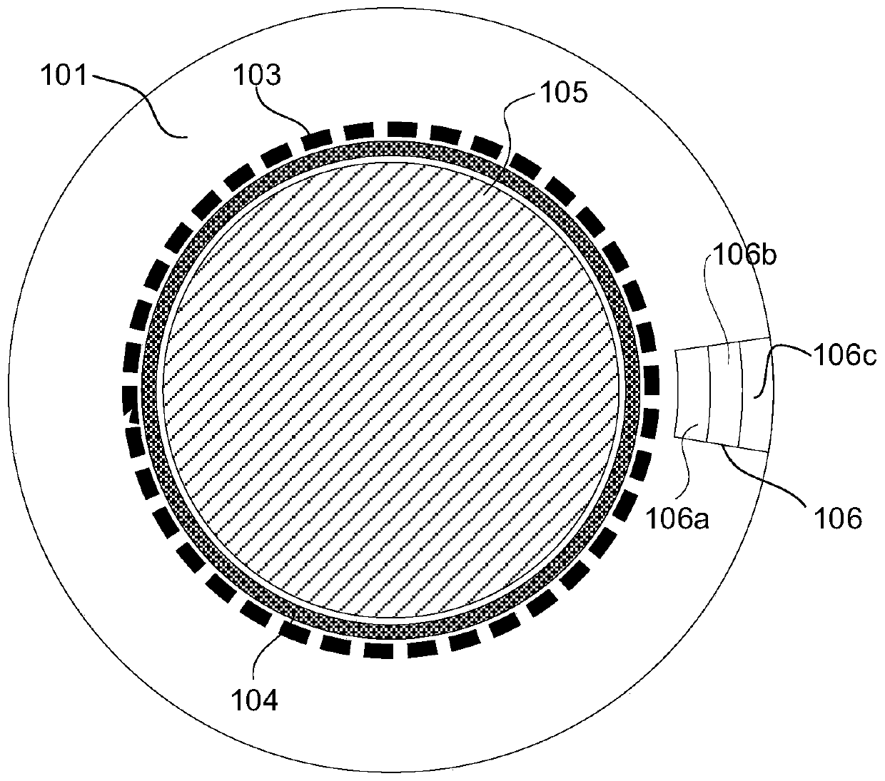 Intraocular display device based on retinal scanning