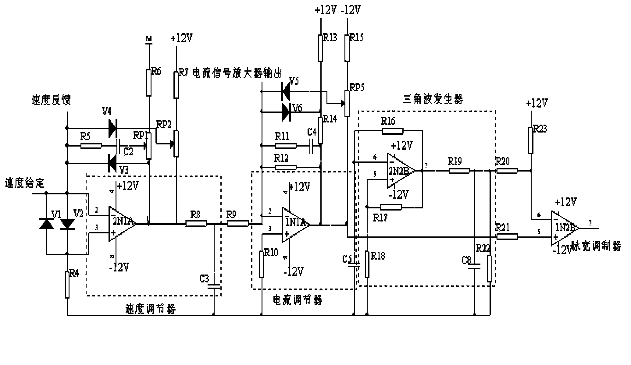 Stepless speed regulation device for working table or spindle of numerical control machine tool