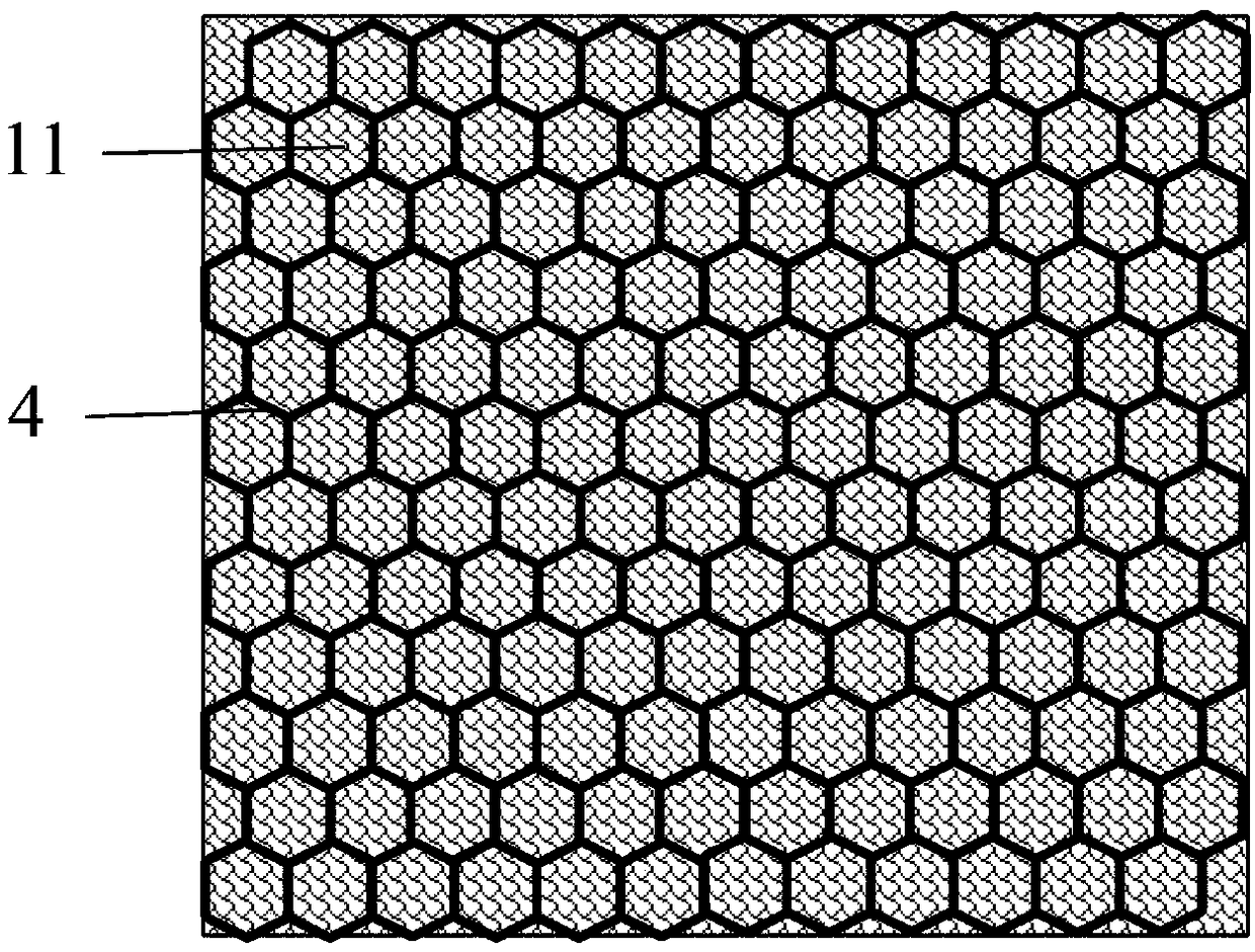 Honeycomb floor system of high-and-low temperature environment cabin