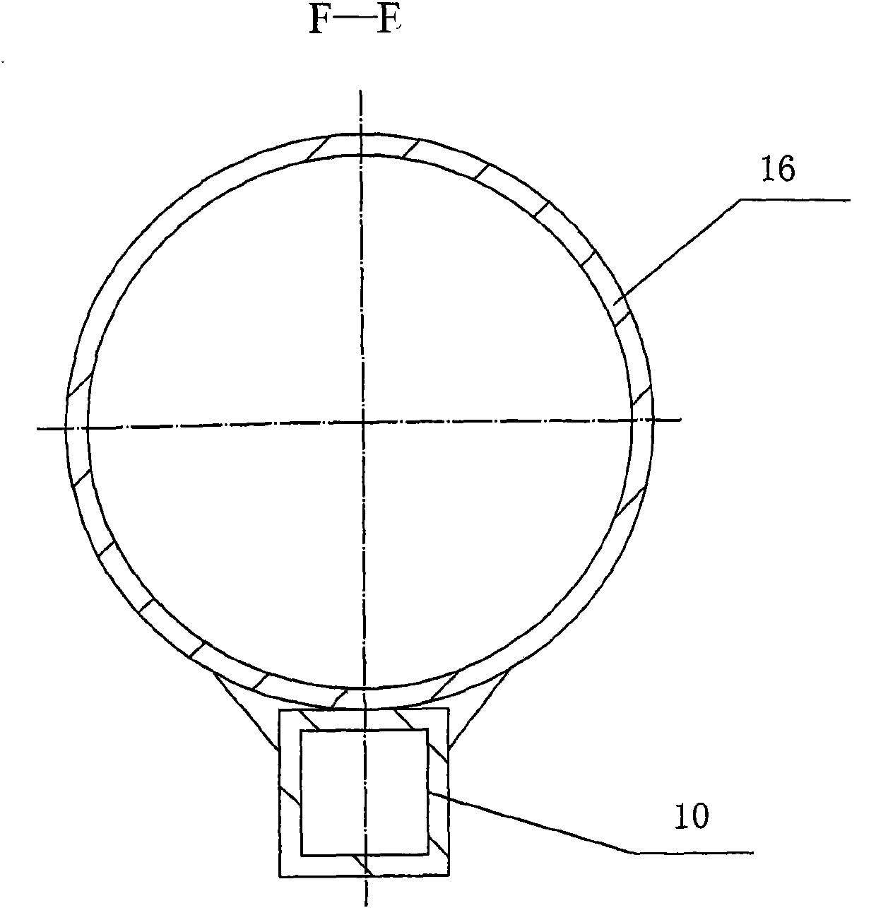 Overwater-installed submersible water impeller