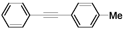 Method for preparing aromatic alkynes through cross-coupling of nitroaromatic hydrocarbons and aryl-terminated alkynes under catalysis of transition metal