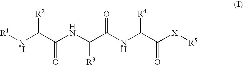 Tripeptides and derivatives thereof for cosmetic application in order to improve skin structure