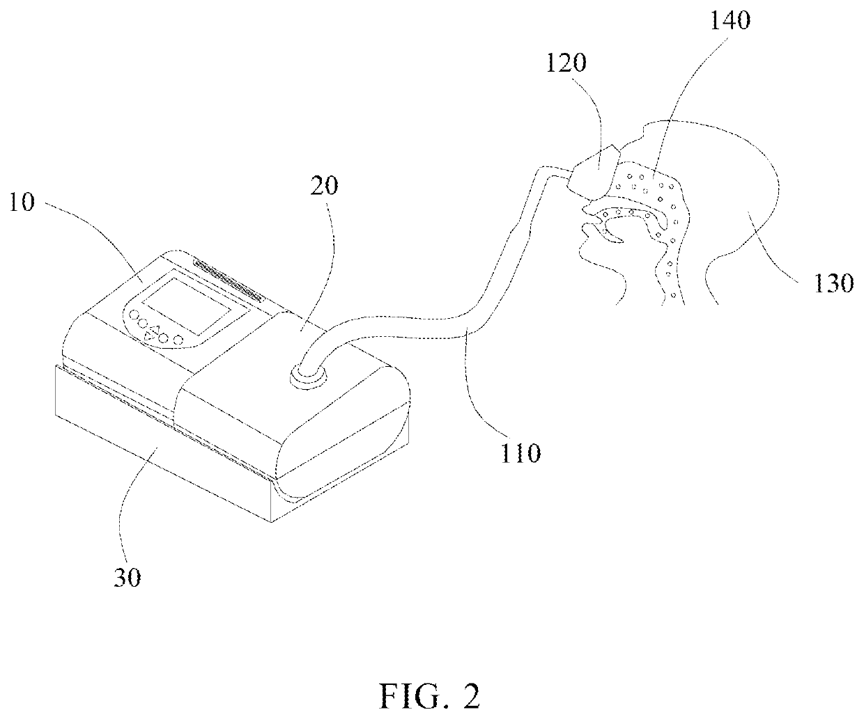 Automatic positive pressure breathing apparatus