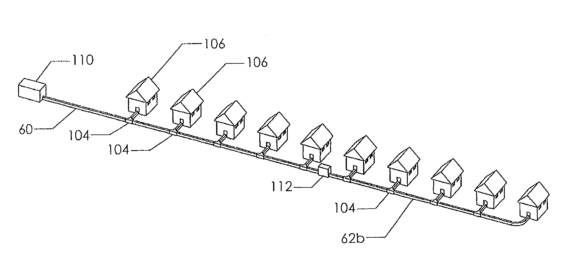 Fiber optic network installation