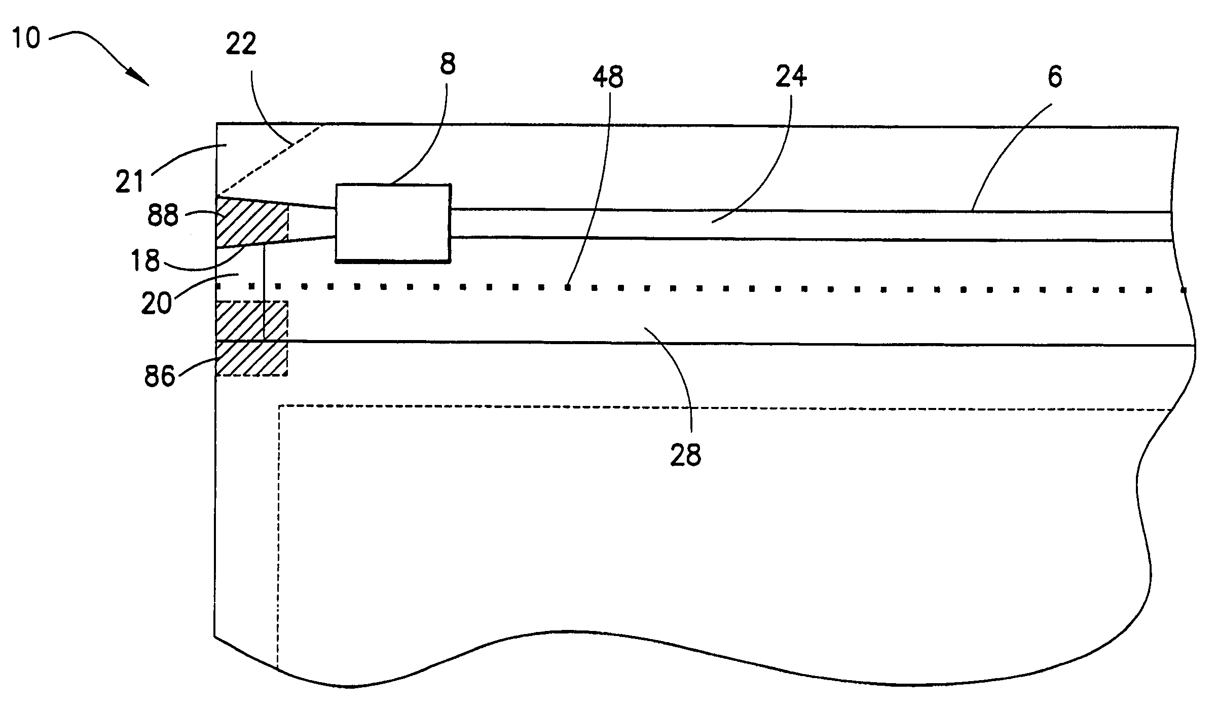 Header end tack seal for reclosable package