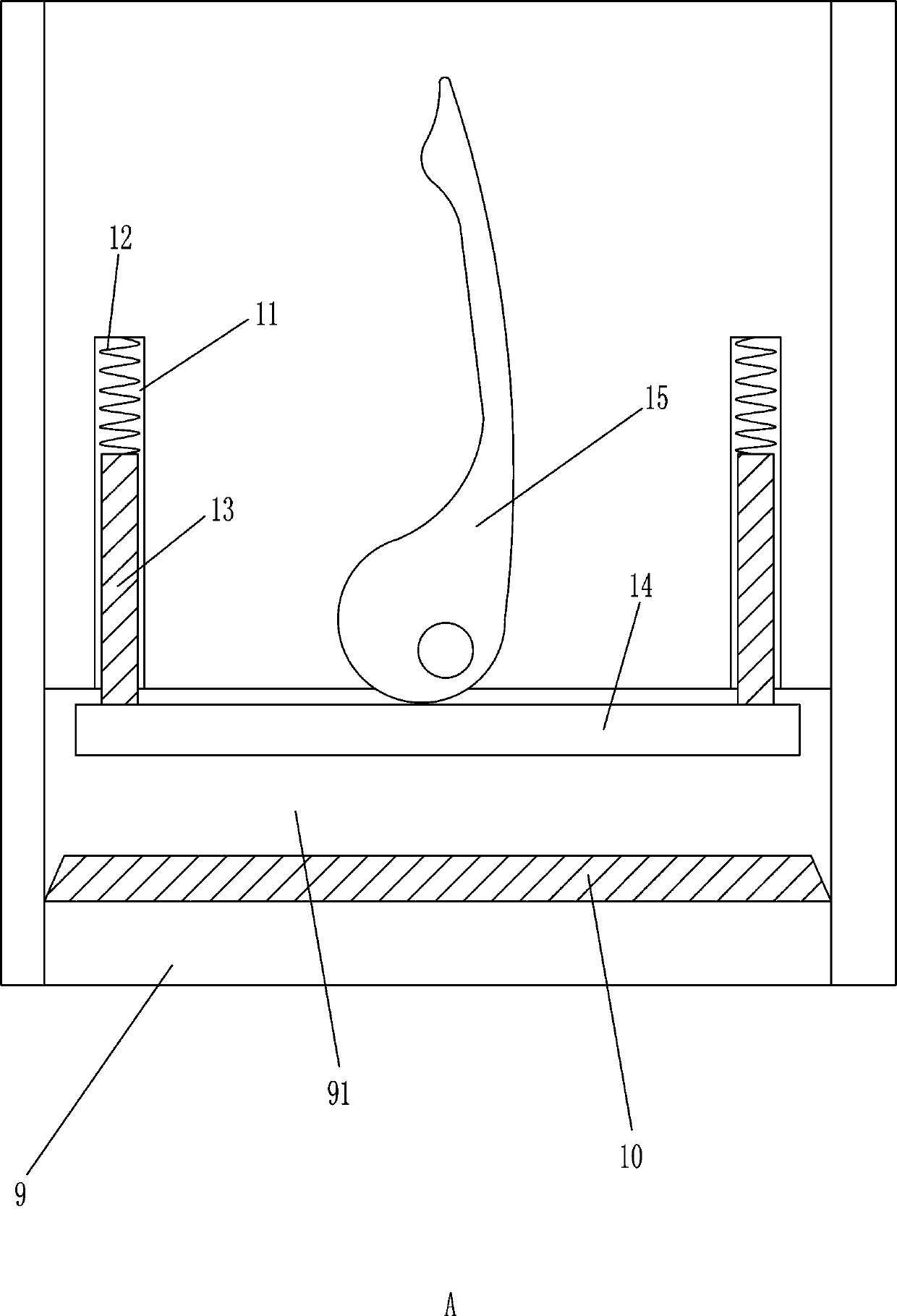 Manual workshop cloth winding machine