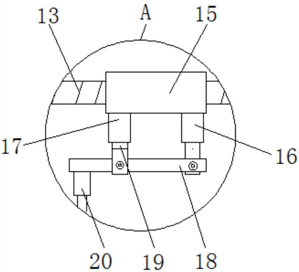 Orientation-adjustable type automatic clamping punching method for electronic device