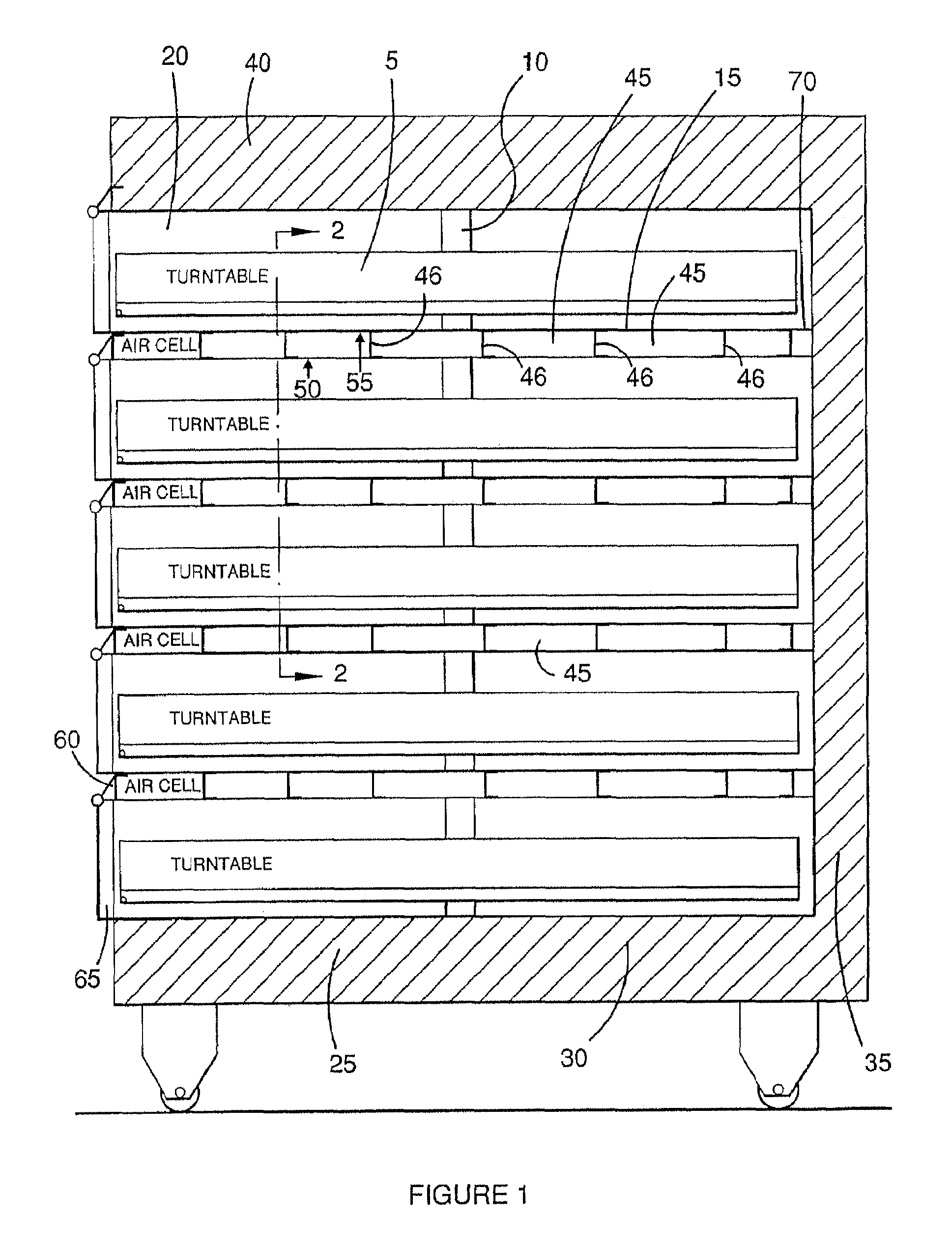 Insulation for baking chambers in a multi-deck baking oven