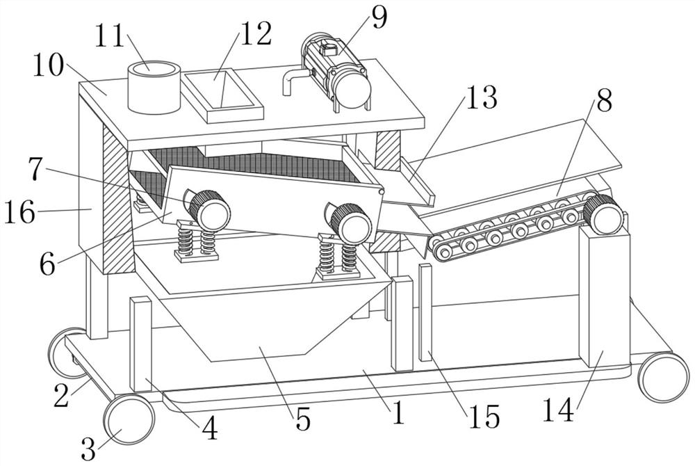 Pulse environment-friendly vibration cleaning sieve