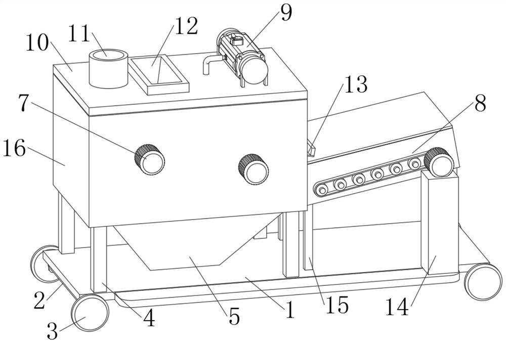 Pulse environment-friendly vibration cleaning sieve