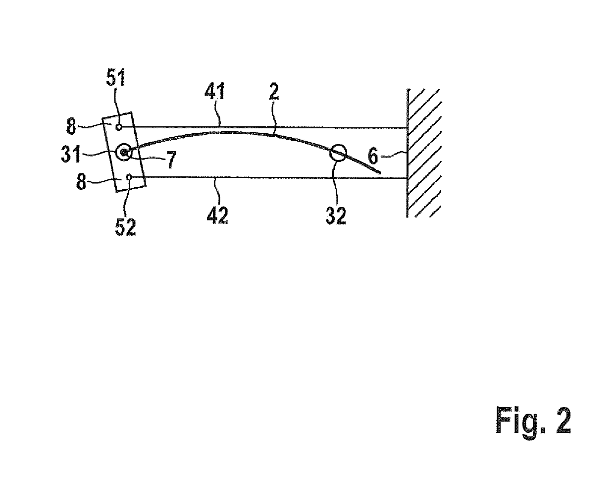 Bistable actuator device having a shape memory element