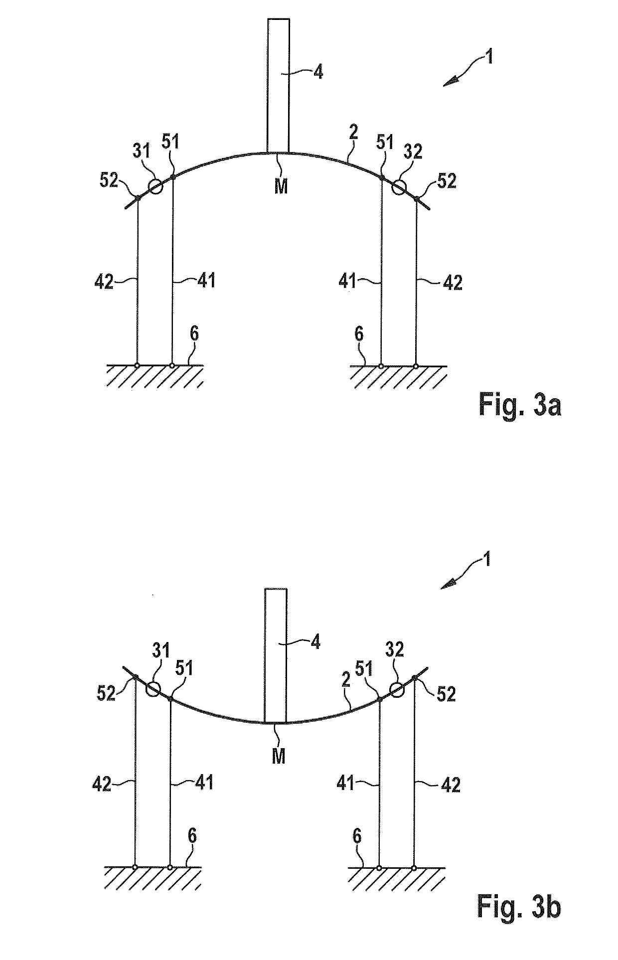 Bistable actuator device having a shape memory element