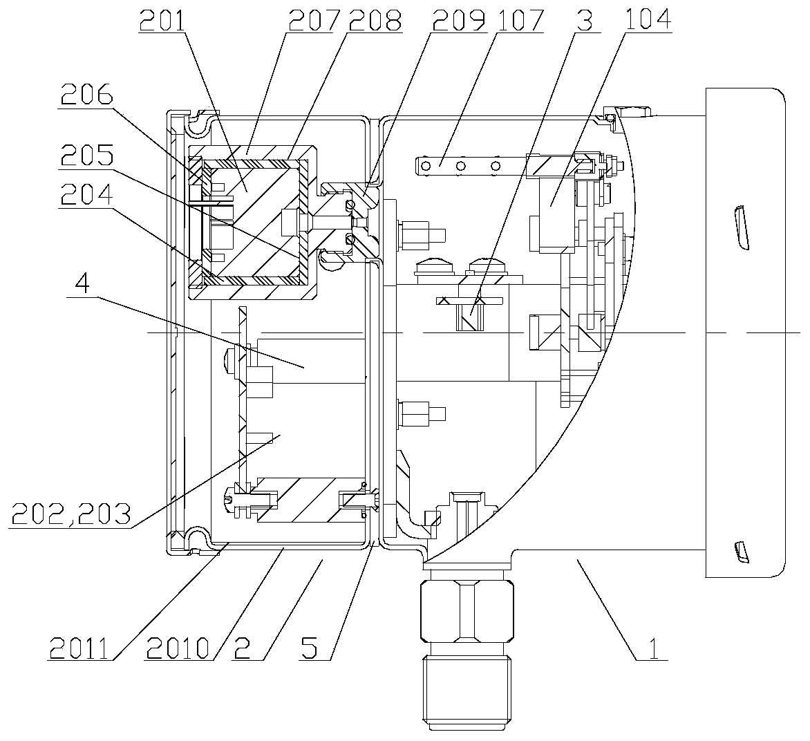 Electromechanically-integrated gas density relay and system