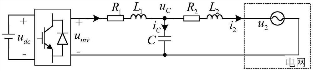 Three-phase LCL type networking converter control system based on hybrid filter