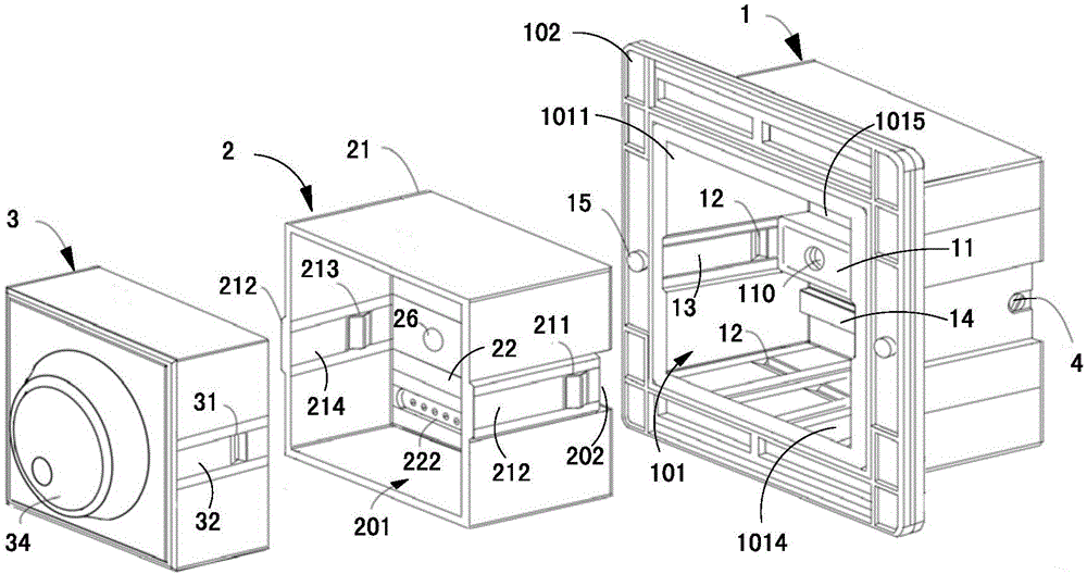 Connection piece in modular wall panel