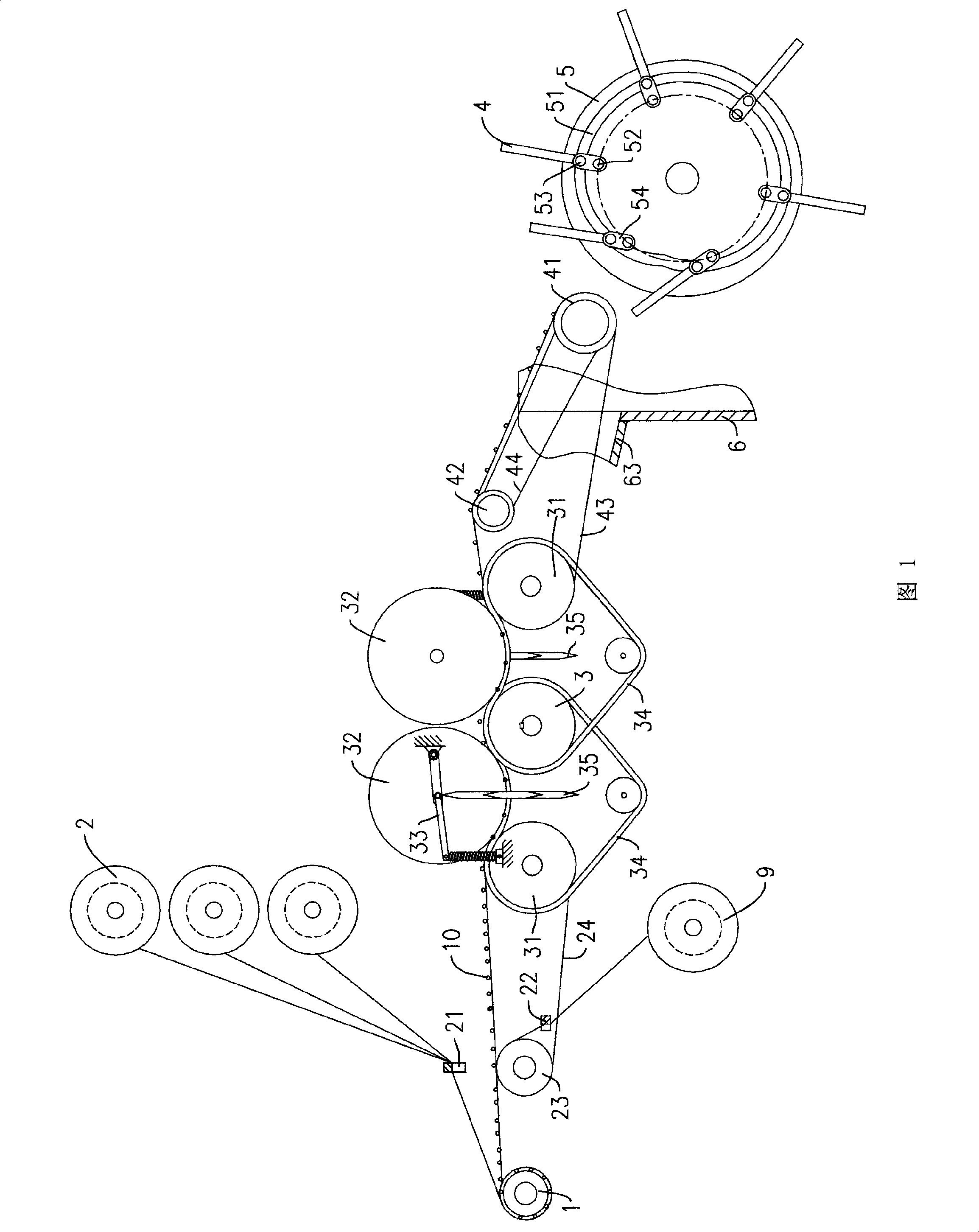 Bristle automatic hair wrapping machine