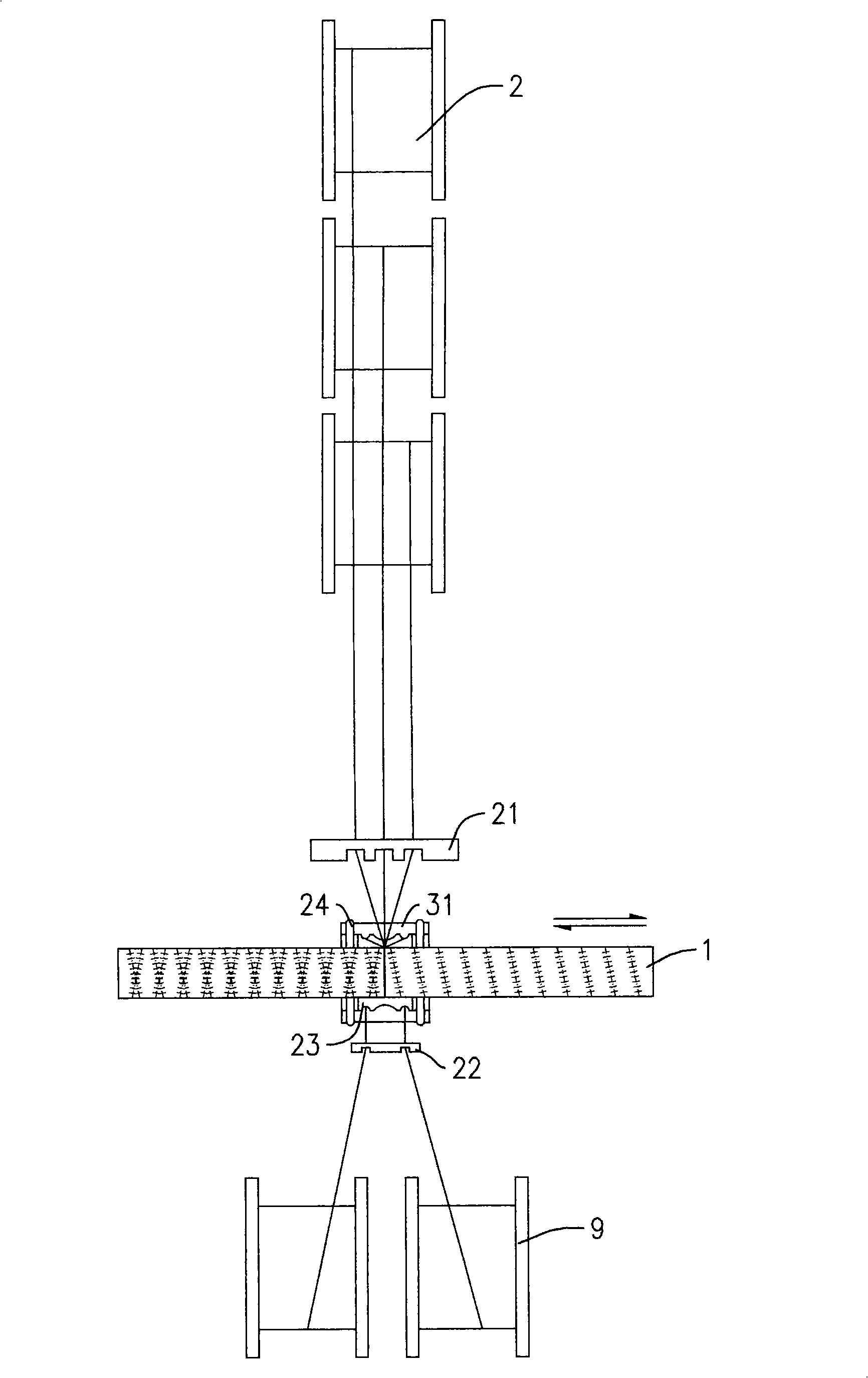 Bristle automatic hair wrapping machine