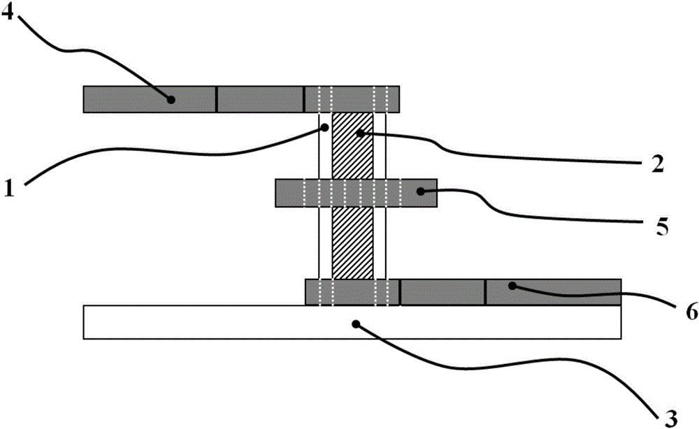 Vertical channel heterostructure field-effect transistor and preparation method thereof